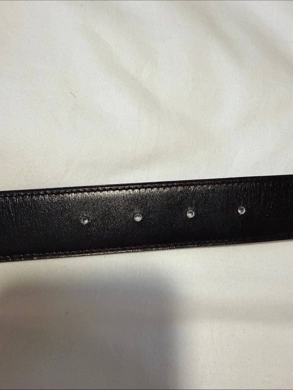 Hermes Black Leather Belt with Gold H Buckle